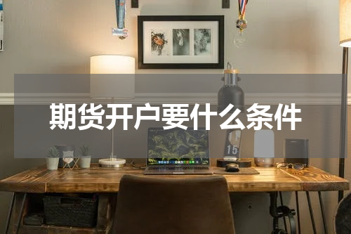 期货开户要什么条件