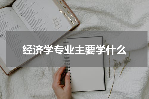 经济学专业主要学什么