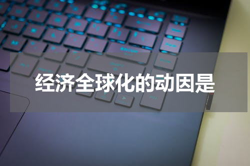 经济全球化的动因是