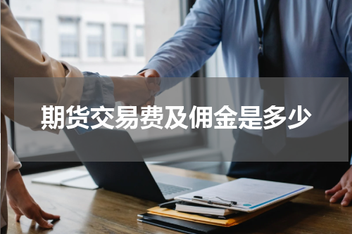 期货交易费及佣金是多少
