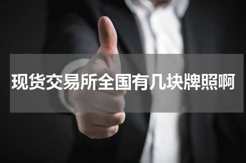 现货交易所全国有几块牌照啊