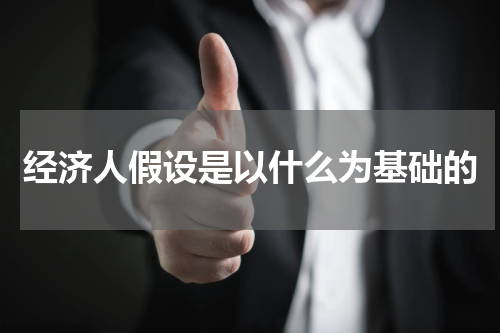 经济人假设是以什么为基础的