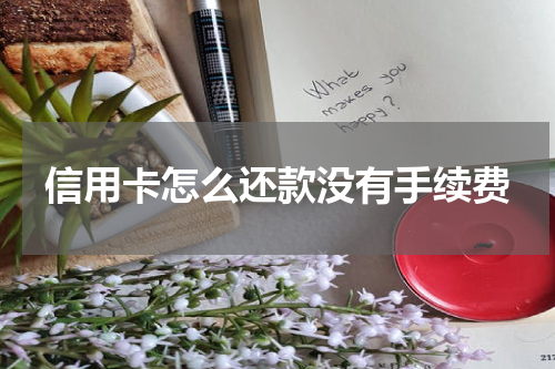 信用卡怎么还款没有手续费