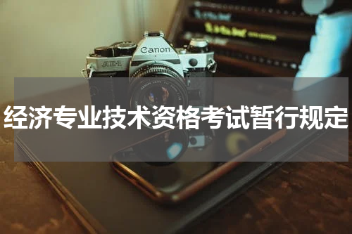 经济专业技术资格考试暂行规定