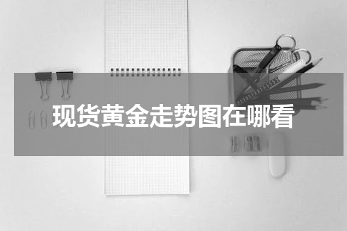 现货黄金走势图在哪看