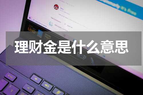 理财金是什么意思