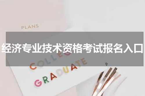 经济专业技术资格考试报名入口