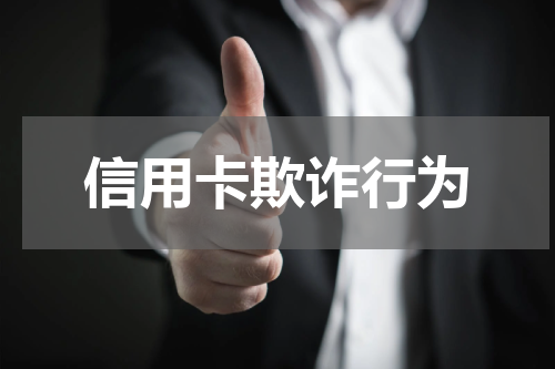 信用卡欺诈行为