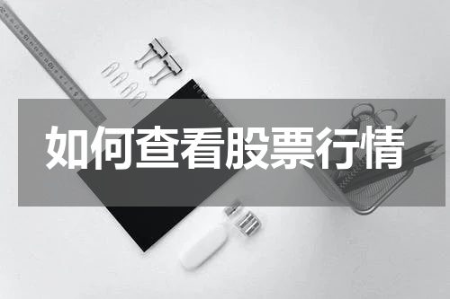 如何查看股票行情