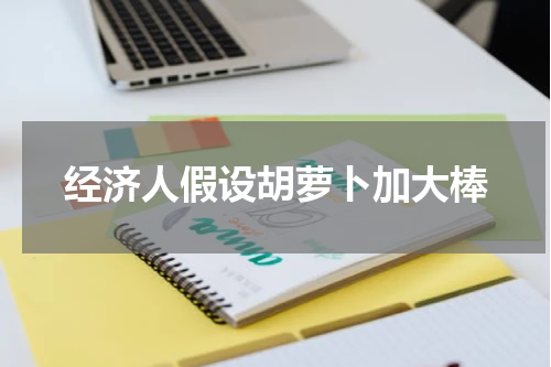 经济人假设胡萝卜加大棒