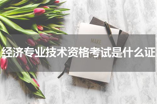 经济专业技术资格考试是什么证