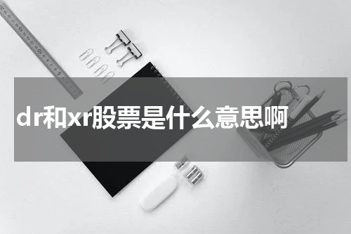 dr和xr股票是什么意思啊