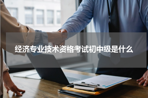 经济专业技术资格考试初中级是什么