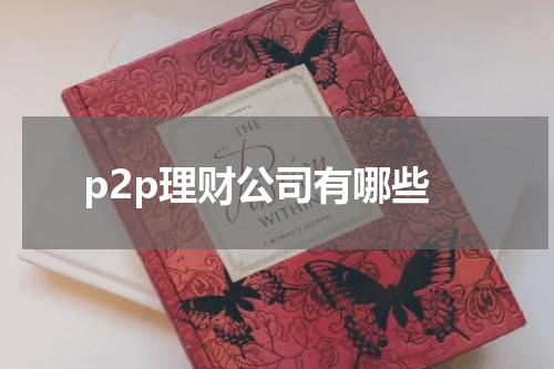 p2p理财公司有哪些