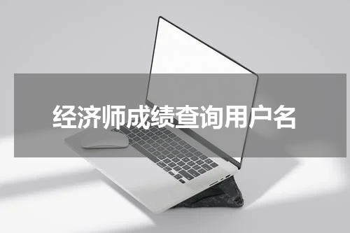 经济师成绩查询用户名