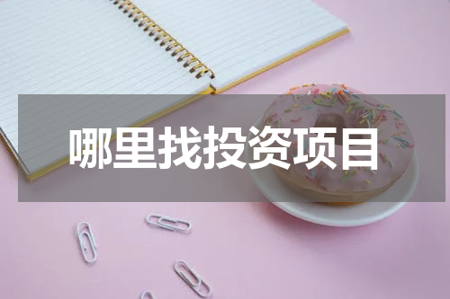 哪里找投资项目