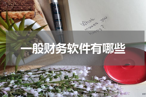 一般财务软件有哪些