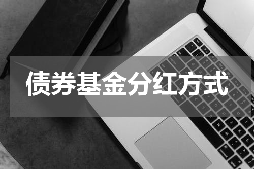 债券基金分红方式