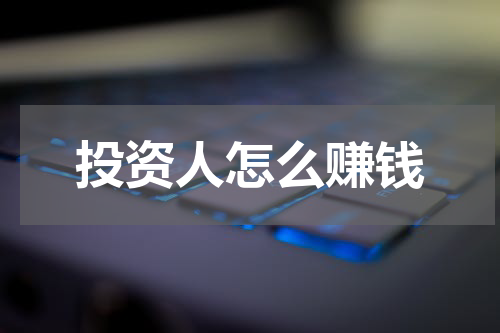 投资人怎么赚钱