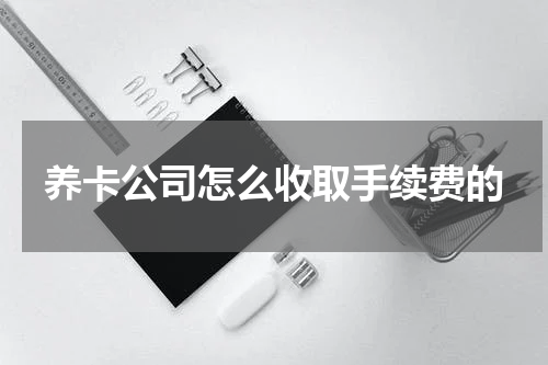 养卡公司怎么收取手续费的