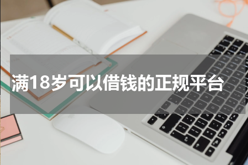满18岁可以借钱的正规平台