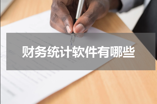 财务统计软件有哪些