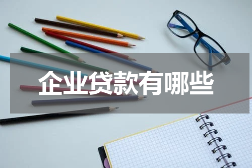 企业贷款有哪些