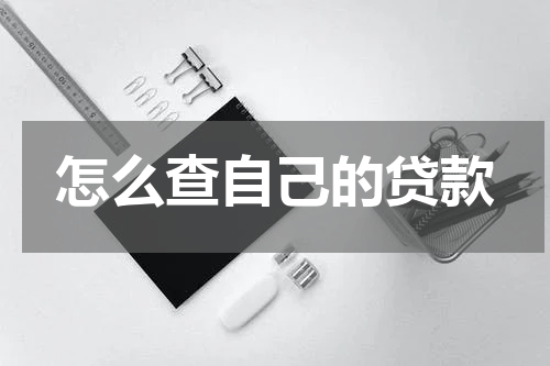 怎么查自己的贷款