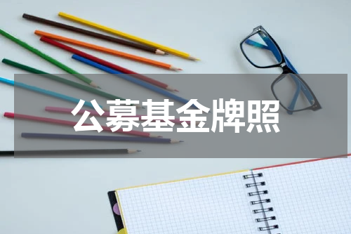 公募基金牌照