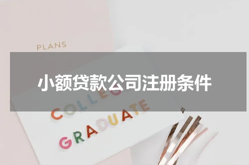 小额贷款公司注册条件