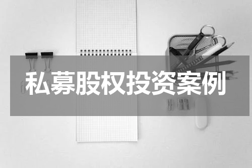 私募股权投资案例