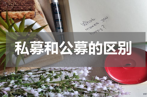 私募和公募的区别