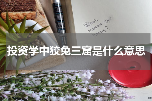 投资学中狡兔三窟是什么意思