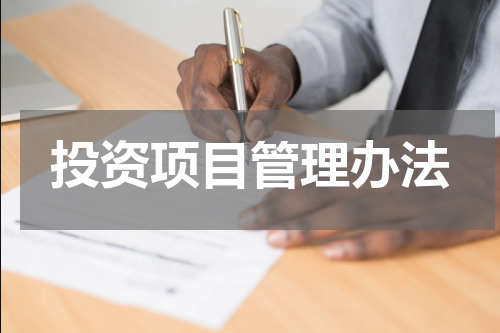 投资项目管理办法