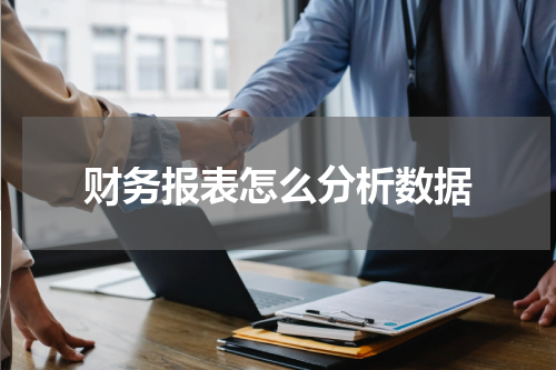 财务报表怎么分析数据
