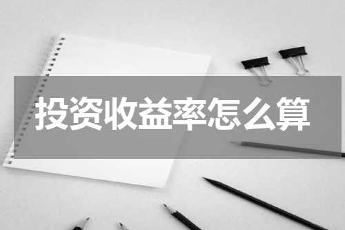 投资收益率怎么算