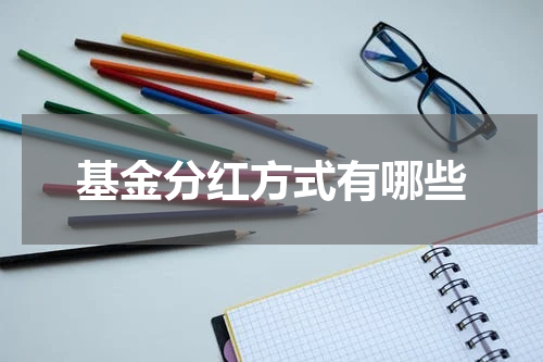 基金分红方式有哪些