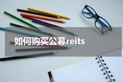 如何购买公募reits
