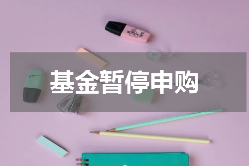 基金暂停申购