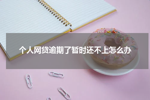 个人网贷逾期了暂时还不上怎么办