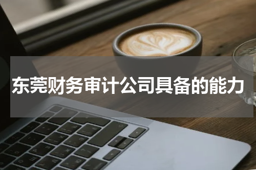 东莞财务审计公司具备的能力