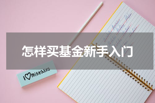 怎样买基金新手入门