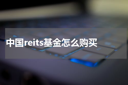 中国reits基金怎么购买