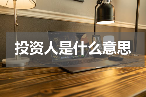 投资人是什么意思