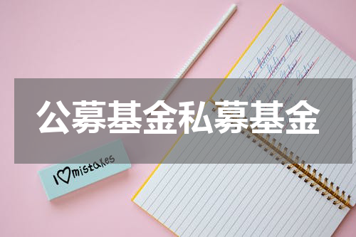 公募基金私募基金