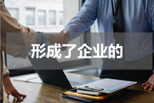 形成了企业的