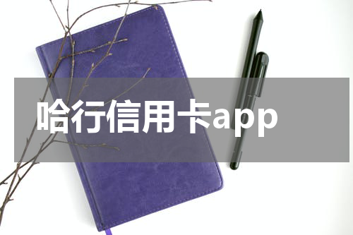 哈行信用卡app