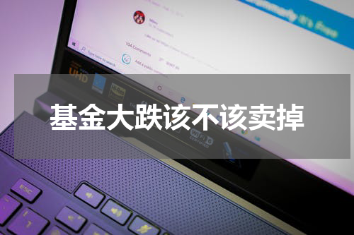 基金大跌该不该卖掉