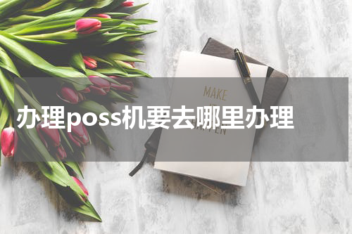 办理poss机要去哪里办理