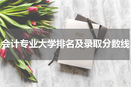 会计专业大学排名及录取分数线